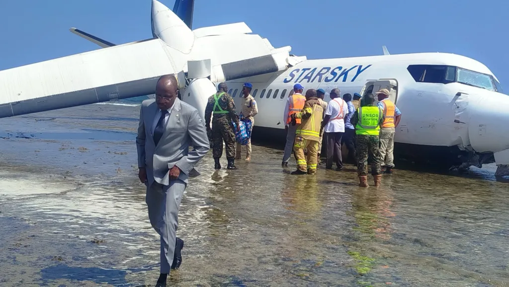 Hero Pilot Saves 55 Lives in Dramatic Crash-Landing of Somali Passenger Plane on Seashore