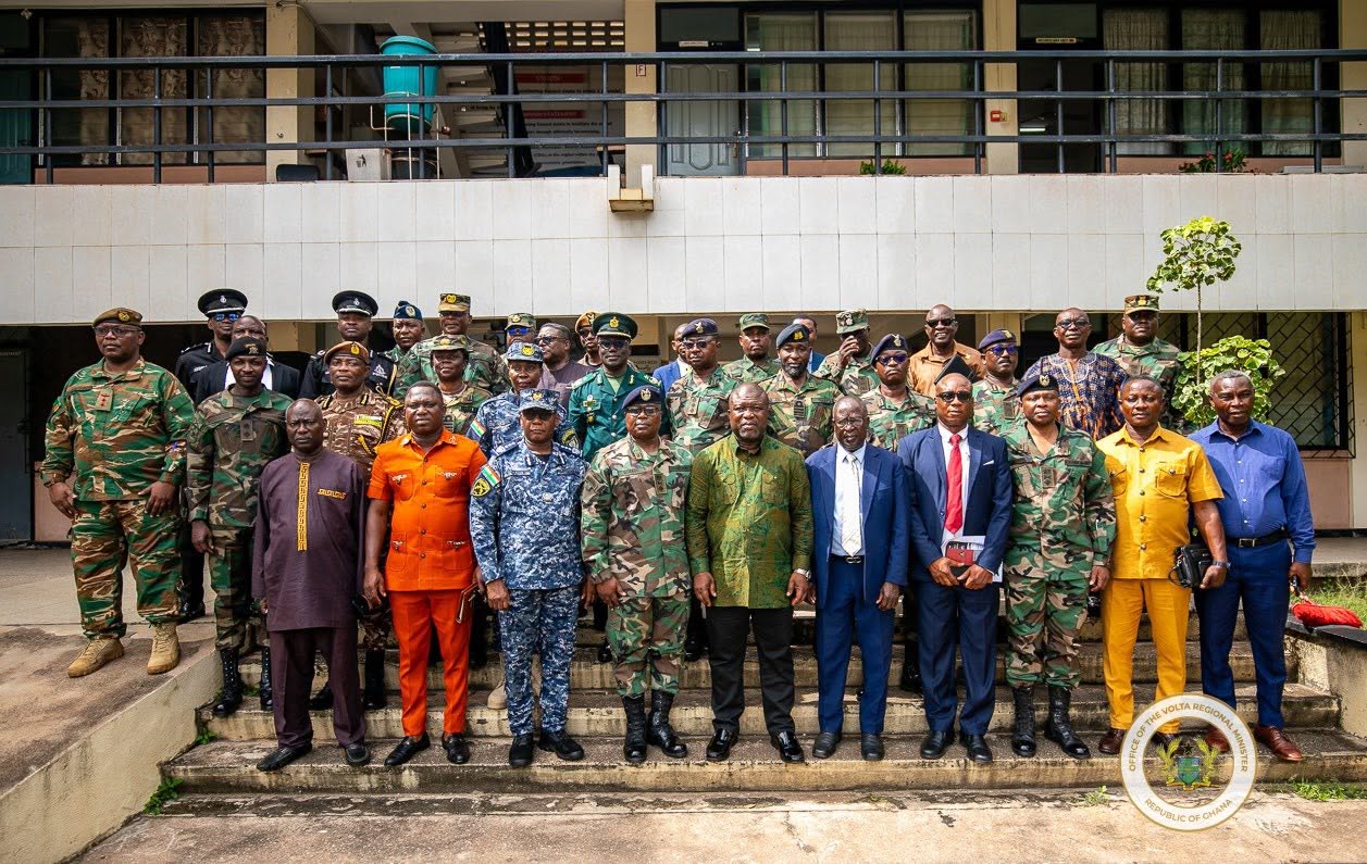 Volta Region Hosts National Defence College Delegation for Research on Security and Development